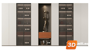 Wine cabinet Skp Files